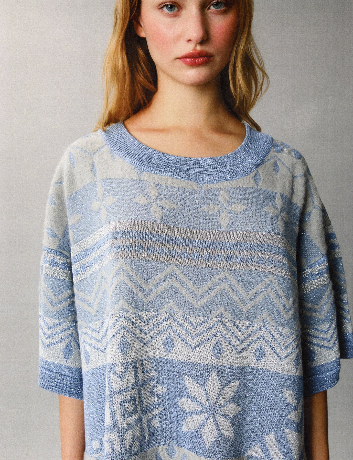 Blythe Jacquard T-Shirt Dress