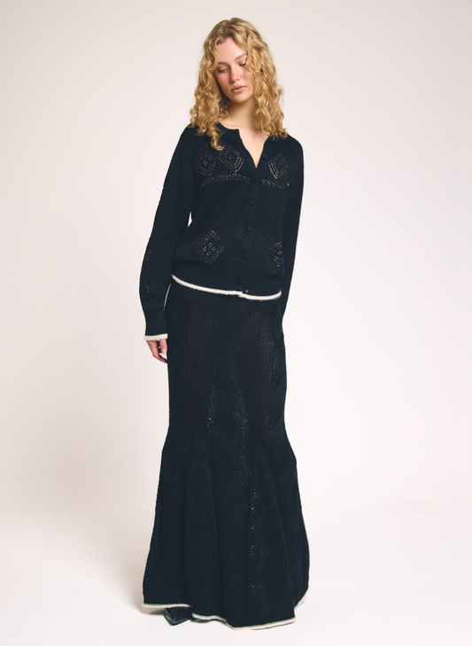 Wren Pointelle Cardigan